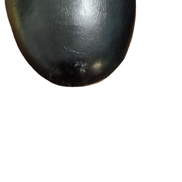 Bettye Muller Nominee black leather back cut out ankle booties 7.5 - Picture 6 of 6